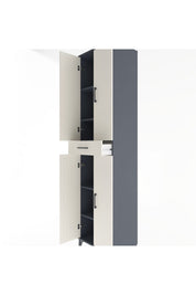 Hyperion Dolap 5 Raflı Tek Çekmeceli 4 Kapaklı 60x44x243 - S65M078V4B