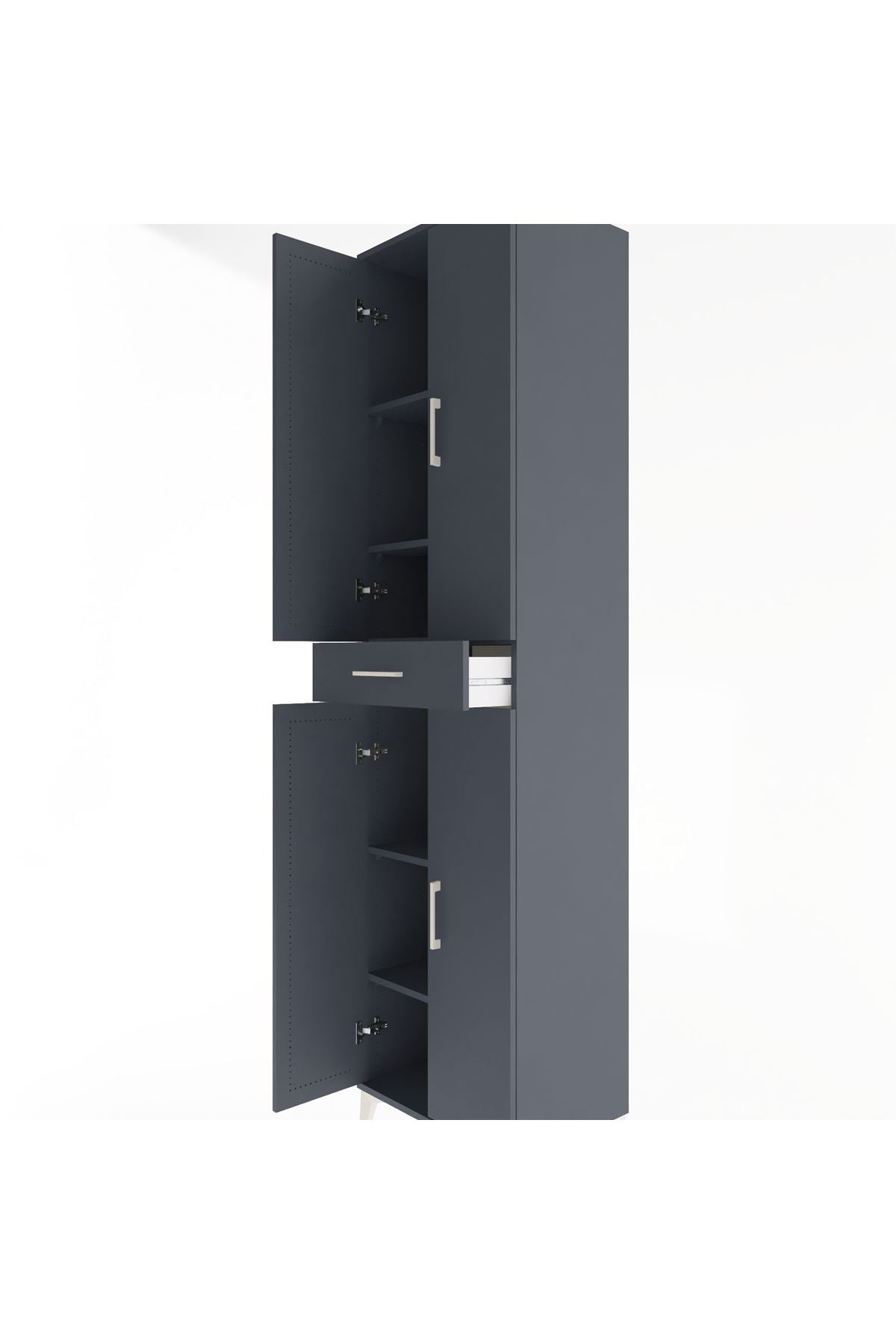 Hyperion Dolap 5 Raflı Tek Çekmeceli 4 Kapaklı 60x44x243 - S65M078V5B