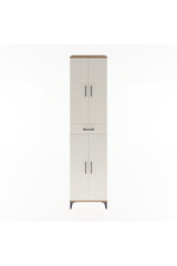Hyperion Dolap 5 Raflı Tek Çekmeceli 4 Kapaklı 60x44x243
