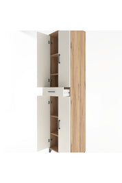 Hyperion Dolap 5 Raflı Tek Çekmeceli 4 Kapaklı 60x44x243 - S65M078V7B