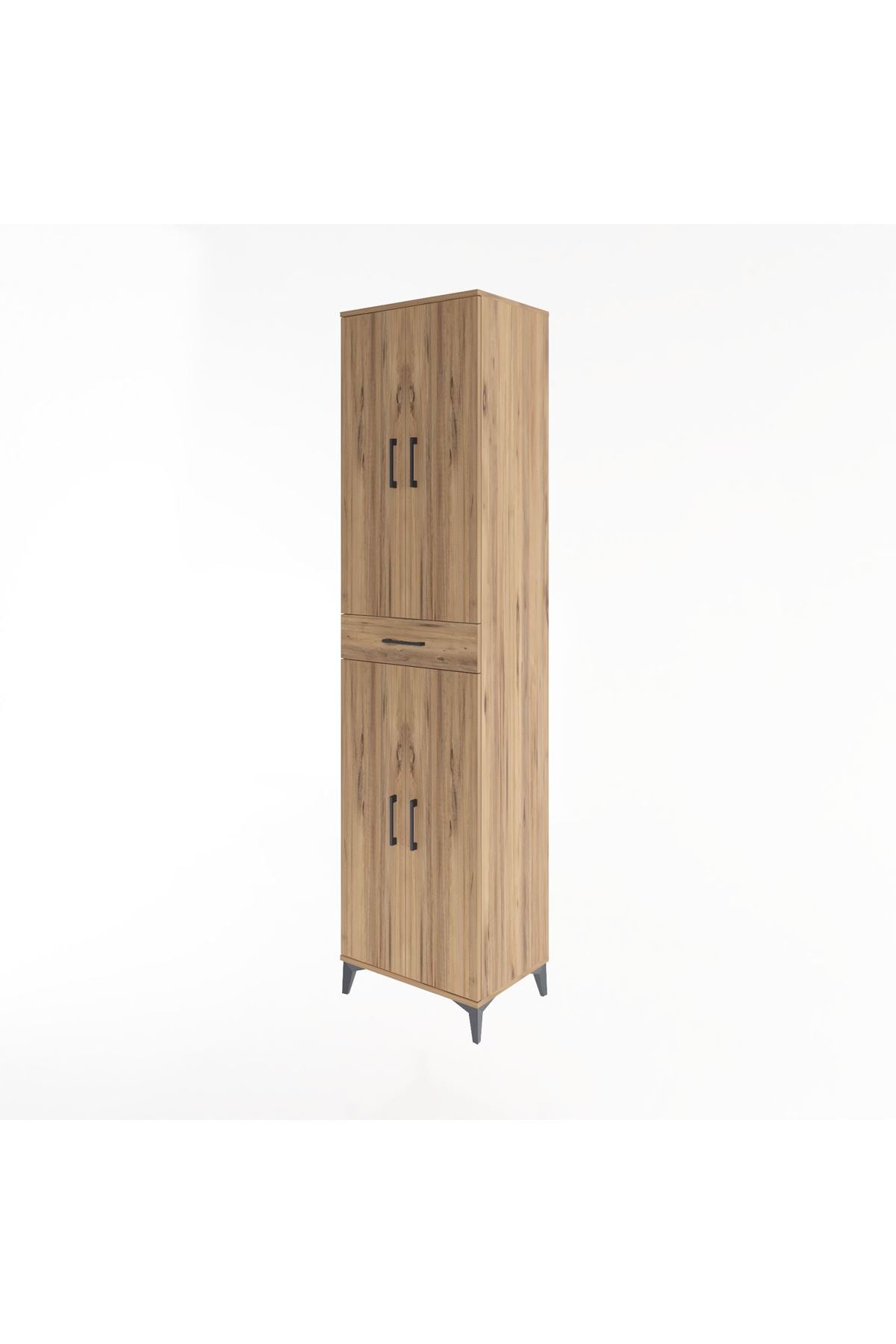 Hyperion Dolap 5 Raflı Tek Çekmeceli 4 Kapaklı 60x44x243 - S65M078V9B