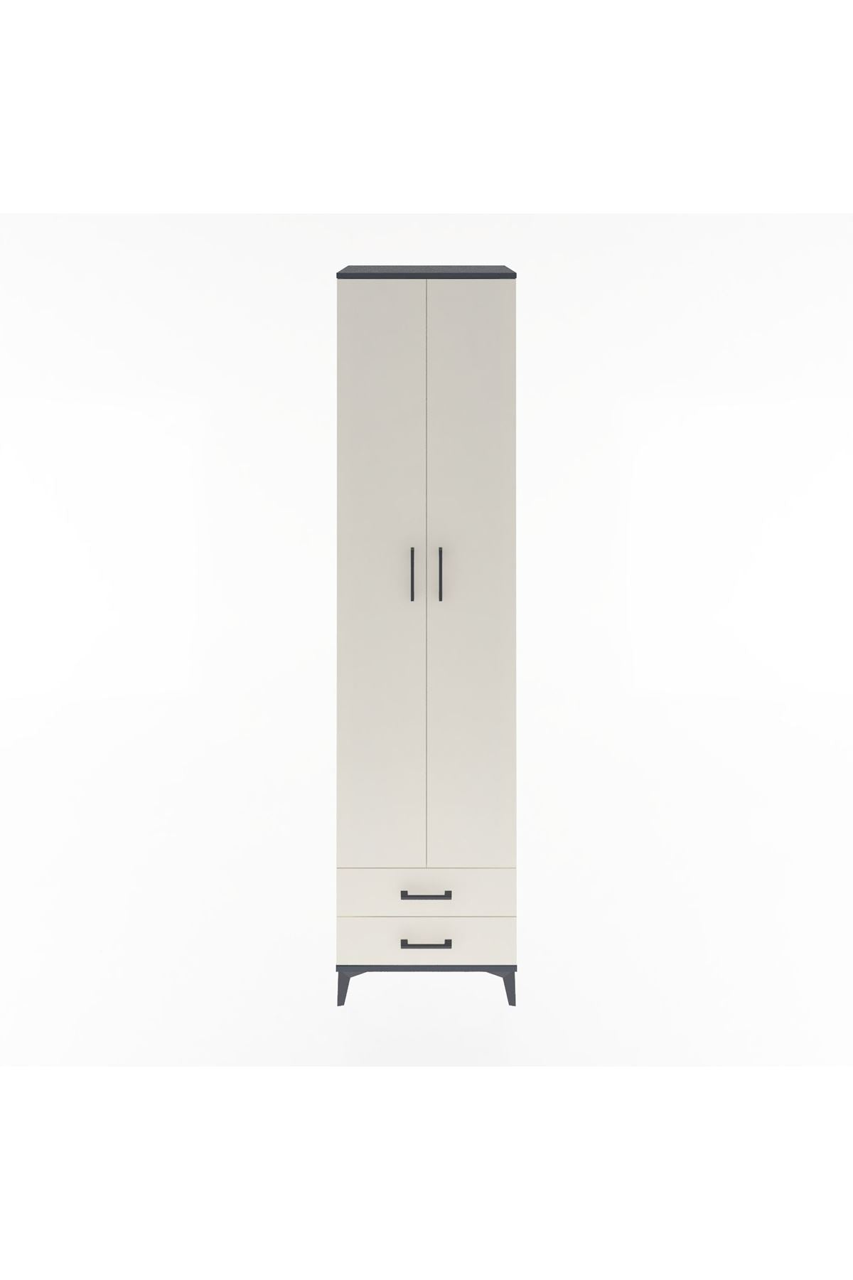 Hyperion Dolap 6 Raflı 2 Çekmeceli 2 Kapaklı 60x44x243 - S65M079V4B
