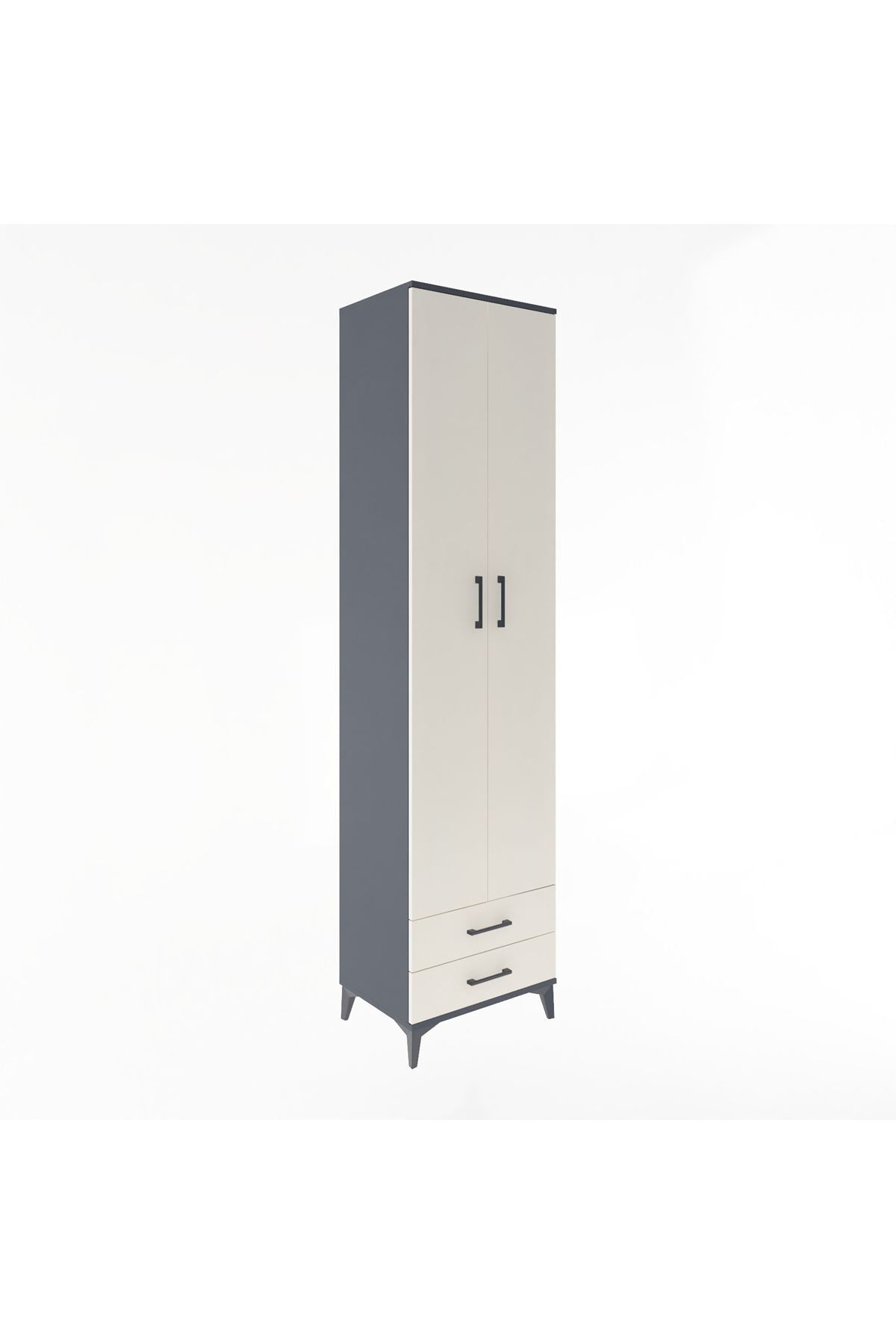 Hyperion Dolap 6 Raflı 2 Çekmeceli 2 Kapaklı 60x44x243 - S65M079V4B