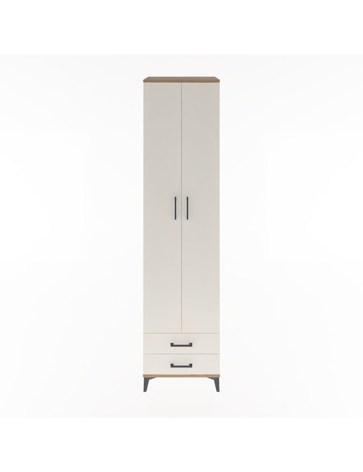 Hyperion Dolap 6 Raflı 2 Çekmeceli 2 Kapaklı 60x44x243 - S65M079V7B