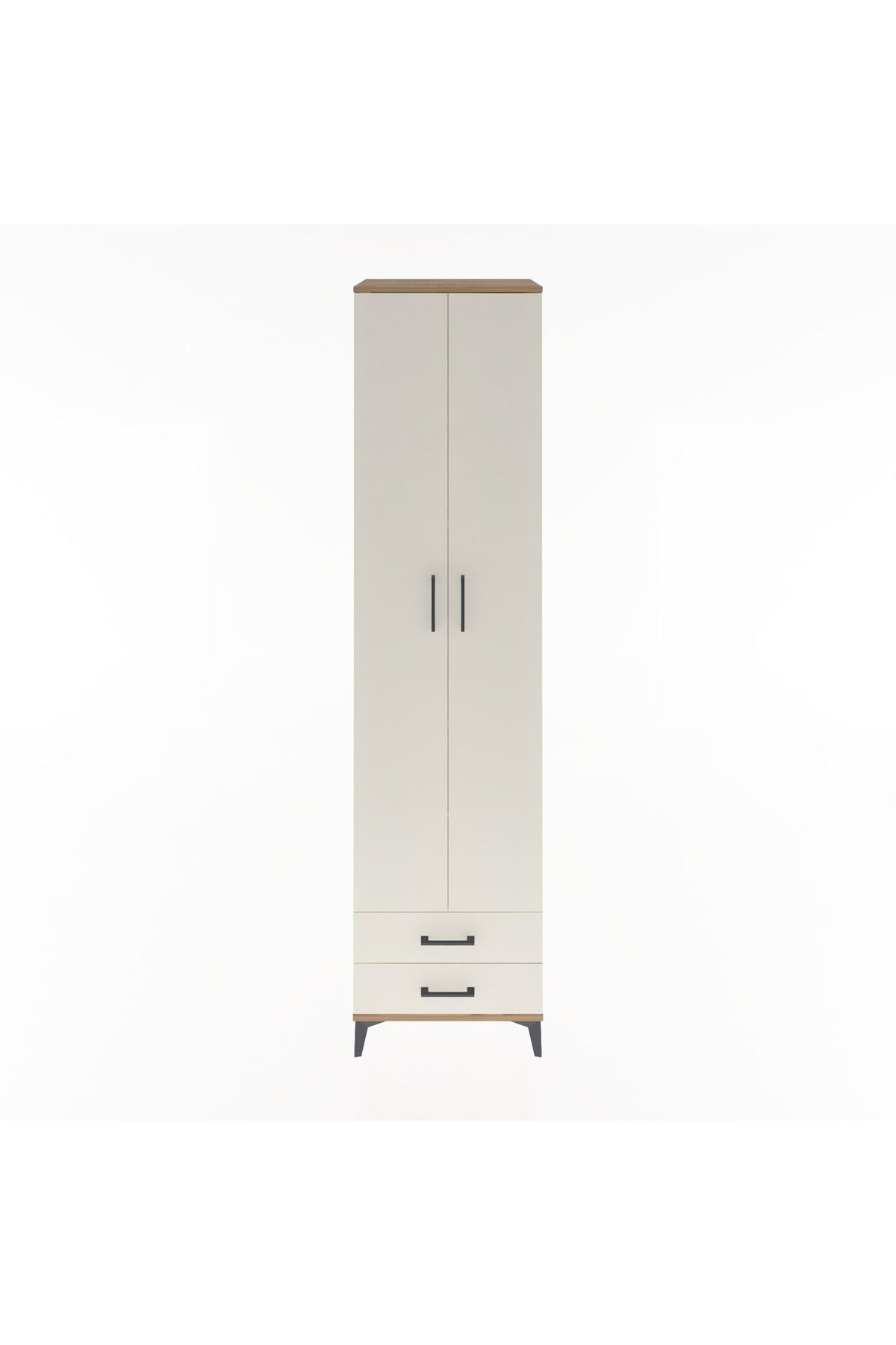 Hyperion Dolap 6 Raflı 2 Çekmeceli 2 Kapaklı 60x44x243 - S65M079V7B