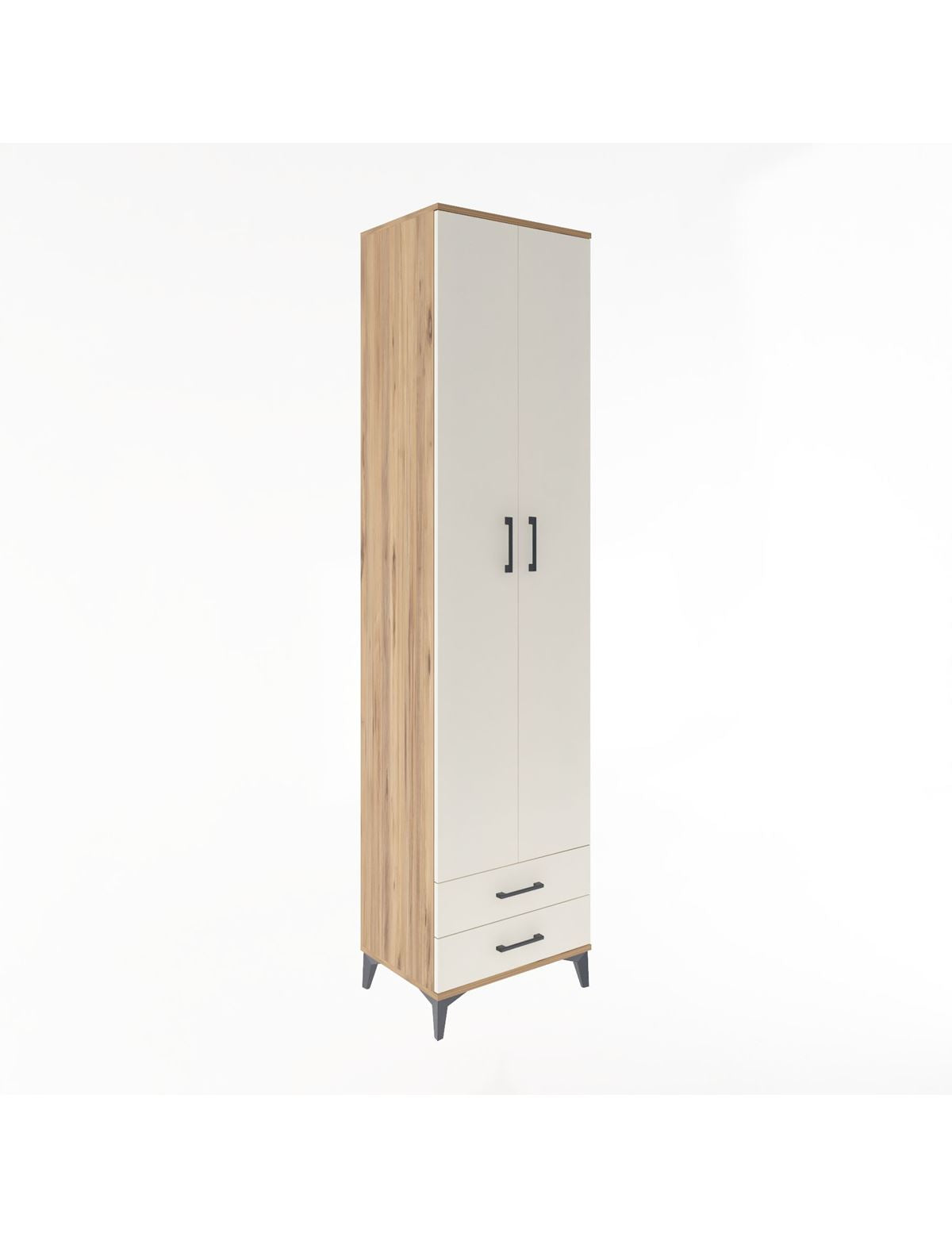 Hyperion Dolap 6 Raflı 2 Çekmeceli 2 Kapaklı 60x44x243 - S65M079V7B