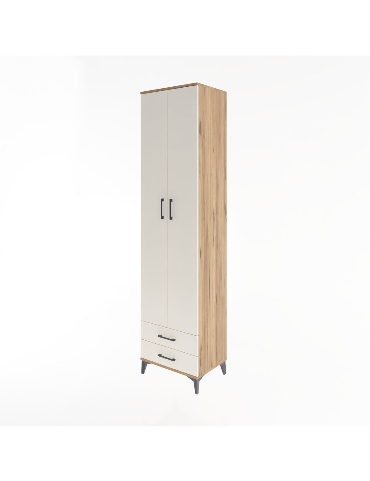 Hyperion Dolap 6 Raflı 2 Çekmeceli 2 Kapaklı 60x44x243 - S65M079V7B