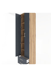 Hyperion Dolap 6 Raflı 2 Çekmeceli 2 Kapaklı 60x44x243 - S65M079V8B