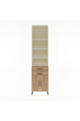 Hyperion Dolap 5 Raflı 2 Çekmeceli 2 Kapaklı 60x44x243