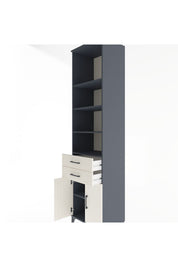 Hyperion Dolap 5 Raflı 2 Çekmeceli 2 Kapaklı 60x44x243 - S65M080V4B