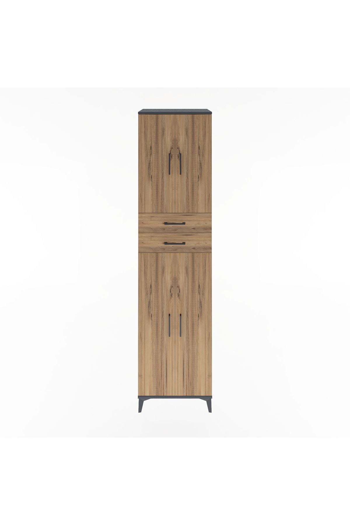 Hyperion Dolap 5 Raflı 2 Çekmeceli 4 Kapaklı 60x44x243 - S65M081V6B