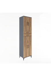 Hyperion Dolap 5 Raflı 2 Çekmeceli 4 Kapaklı 60x44x243 - S65M081V6B