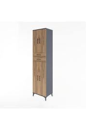 Hyperion Dolap 5 Raflı 2 Çekmeceli 4 Kapaklı 60x44x243 - S65M081V6B