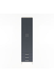 Hyperion Dolap 5 Raflı 3 Çekmeceli 2 Kapaklı 60x44x243 - S65M082V2B