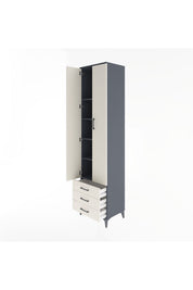 Hyperion Dolap 5 Raflı 3 Çekmeceli 2 Kapaklı 60x44x243 - S65M082V4B