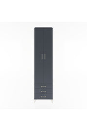Hyperion Dolap 5 Raflı 3 Çekmeceli 2 Kapaklı 60x44x243 - S65M082V5B