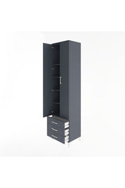 Hyperion Dolap 5 Raflı 3 Çekmeceli 2 Kapaklı 60x44x243 - S65M082V5B