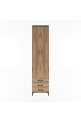 Hyperion Dolap 5 Raflı 3 Çekmeceli 2 Kapaklı 60x44x243