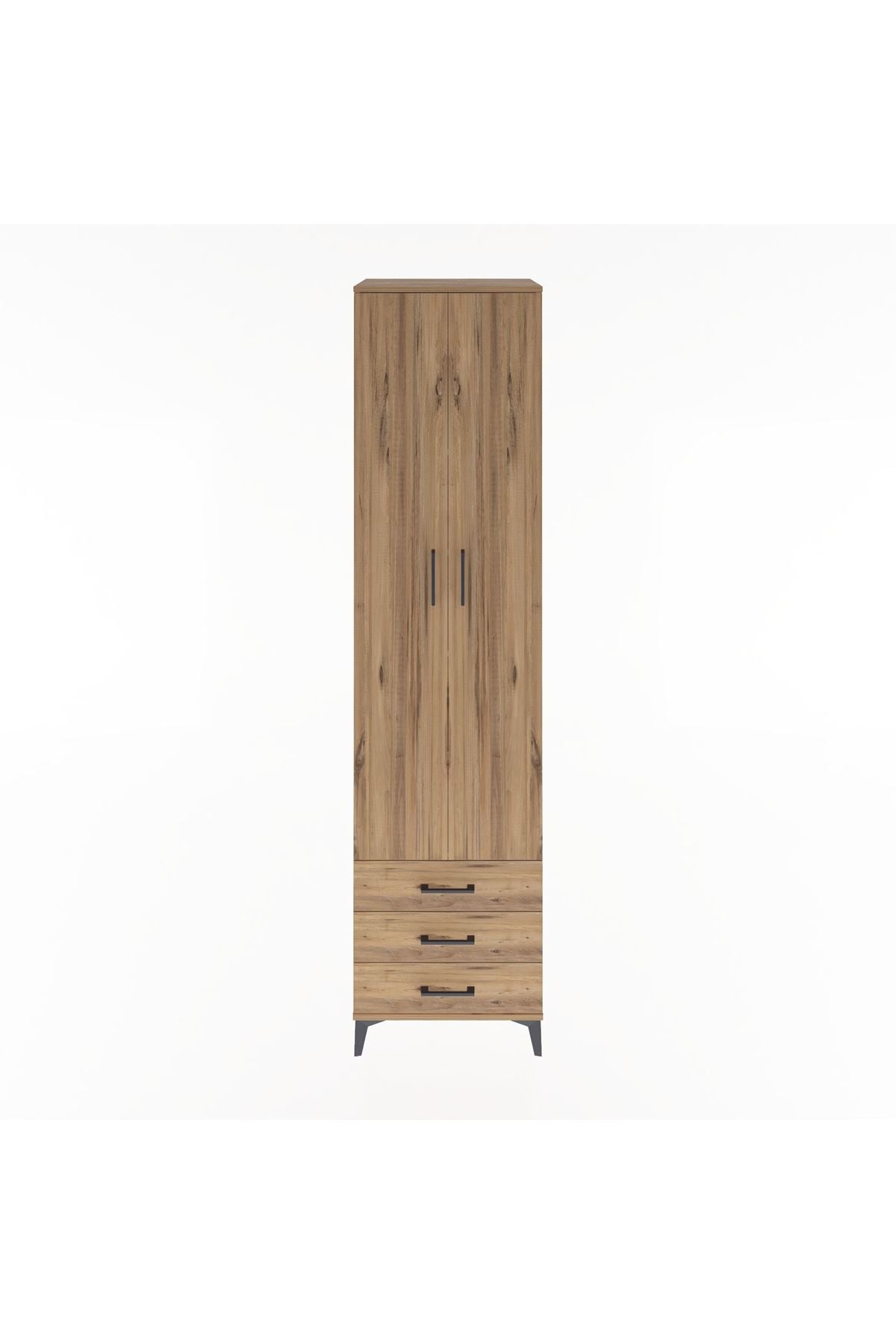 Hyperion Dolap 5 Raflı 3 Çekmeceli 2 Kapaklı 60x44x243 - S65M082V9B