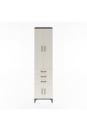 Hyperion Dolap 4 Raflı 3 Çekmeceli 4 Kapaklı 60x44x243 - S65M083V4B
