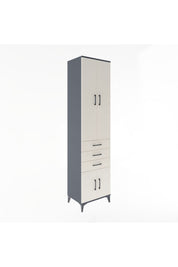 Hyperion Dolap 4 Raflı 3 Çekmeceli 4 Kapaklı 60x44x243 - S65M083V4B