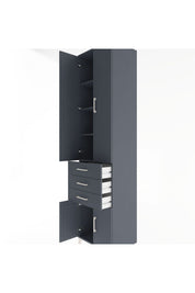 Hyperion Dolap 4 Raflı 3 Çekmeceli 4 Kapaklı 60x44x243 - S65M083V5B