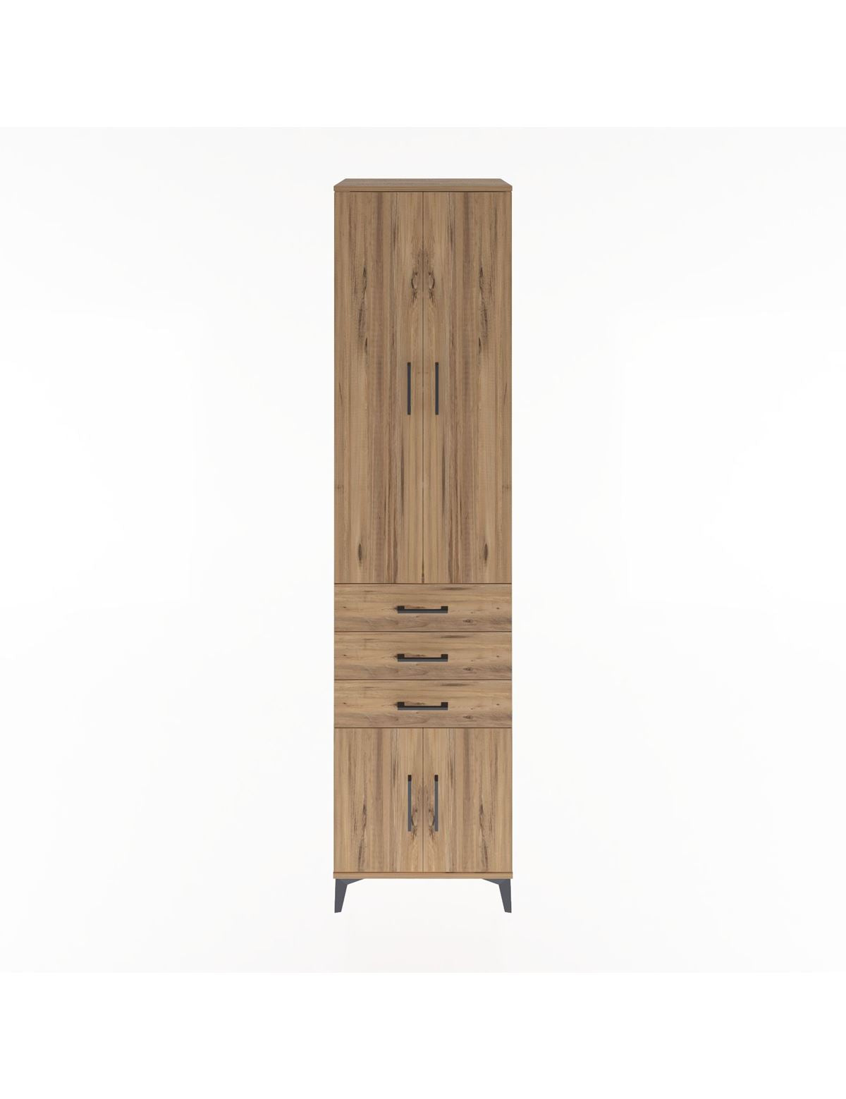 Hyperion Dolap 4 Raflı 3 Çekmeceli 4 Kapaklı 60x44x243 - S65M083V9B