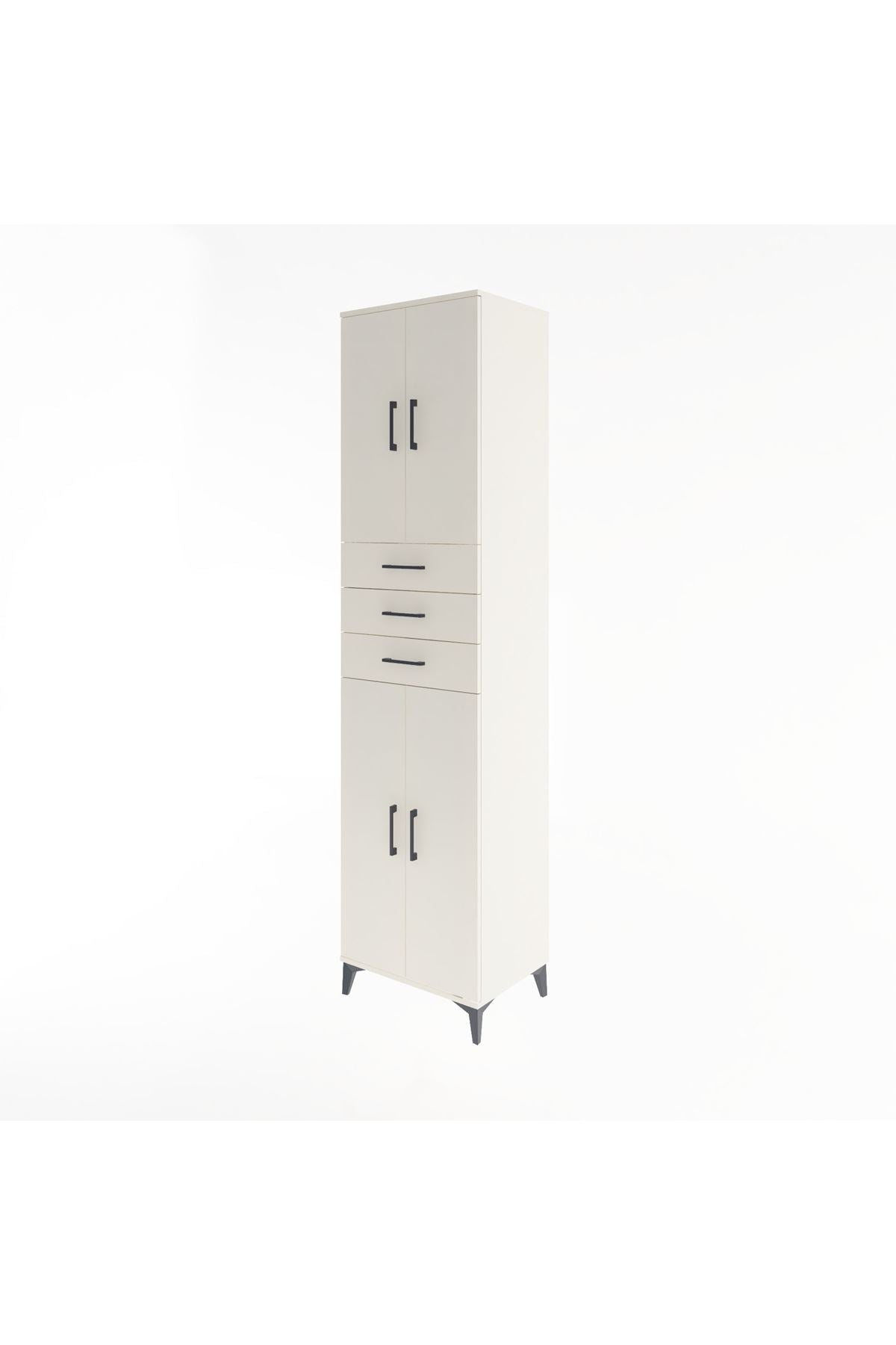 Hyperion Dolap 5 Raflı 3 Çekmeceli 4 Kapaklı 60x44x243 - S65M084V1B
