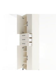 Hyperion Dolap 5 Raflı 3 Çekmeceli 4 Kapaklı 60x44x243 - S65M084V1B