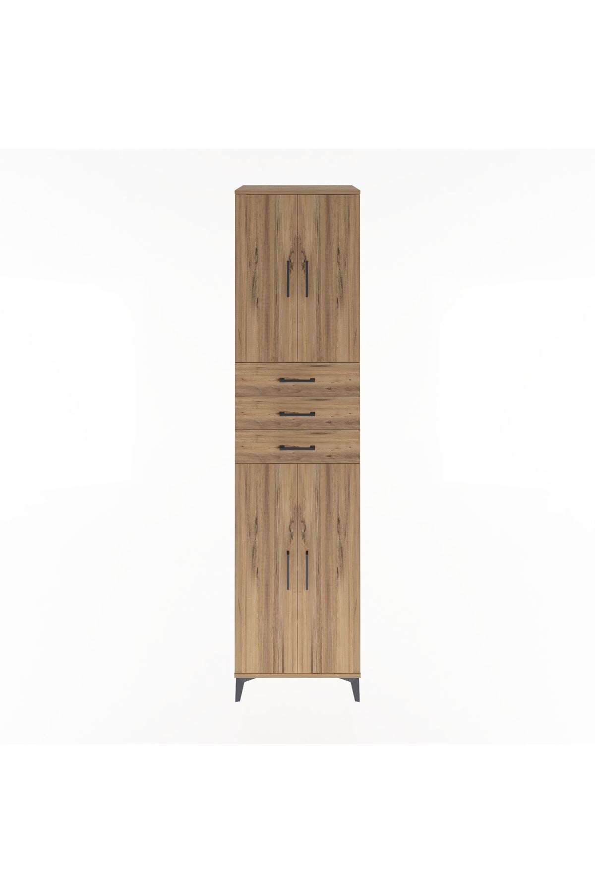Hyperion Dolap 5 Raflı 3 Çekmeceli 4 Kapaklı 60x44x243 - S65M084V9B