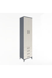 Hyperion Dolap 5 Raflı 4 Çekmeceli 2 Kapaklı 60x44x243 - S65M085V4B