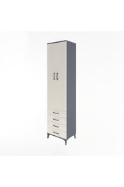 Hyperion Dolap 5 Raflı 4 Çekmeceli 2 Kapaklı 60x44x243 - S65M085V4B