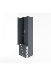 Hyperion Dolap 5 Raflı 4 Çekmeceli 2 Kapaklı 60x44x243 - S65M085V5B