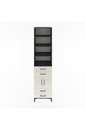 Hyperion Dolap 5 Raflı 4 Çekmeceli 2 Kapaklı 60x44x243 - S65M086V4B