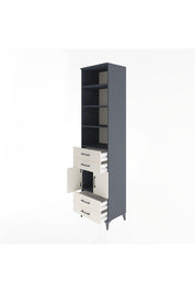 Hyperion Dolap 5 Raflı 4 Çekmeceli 2 Kapaklı 60x44x243 - S65M086V4B