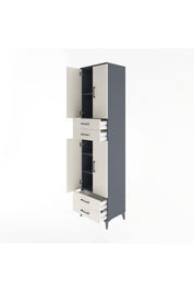 Hyperion Dolap 5 Raflı 4 Çekmeceli 4 Kapaklı 60x44x243 - S65M087V4B