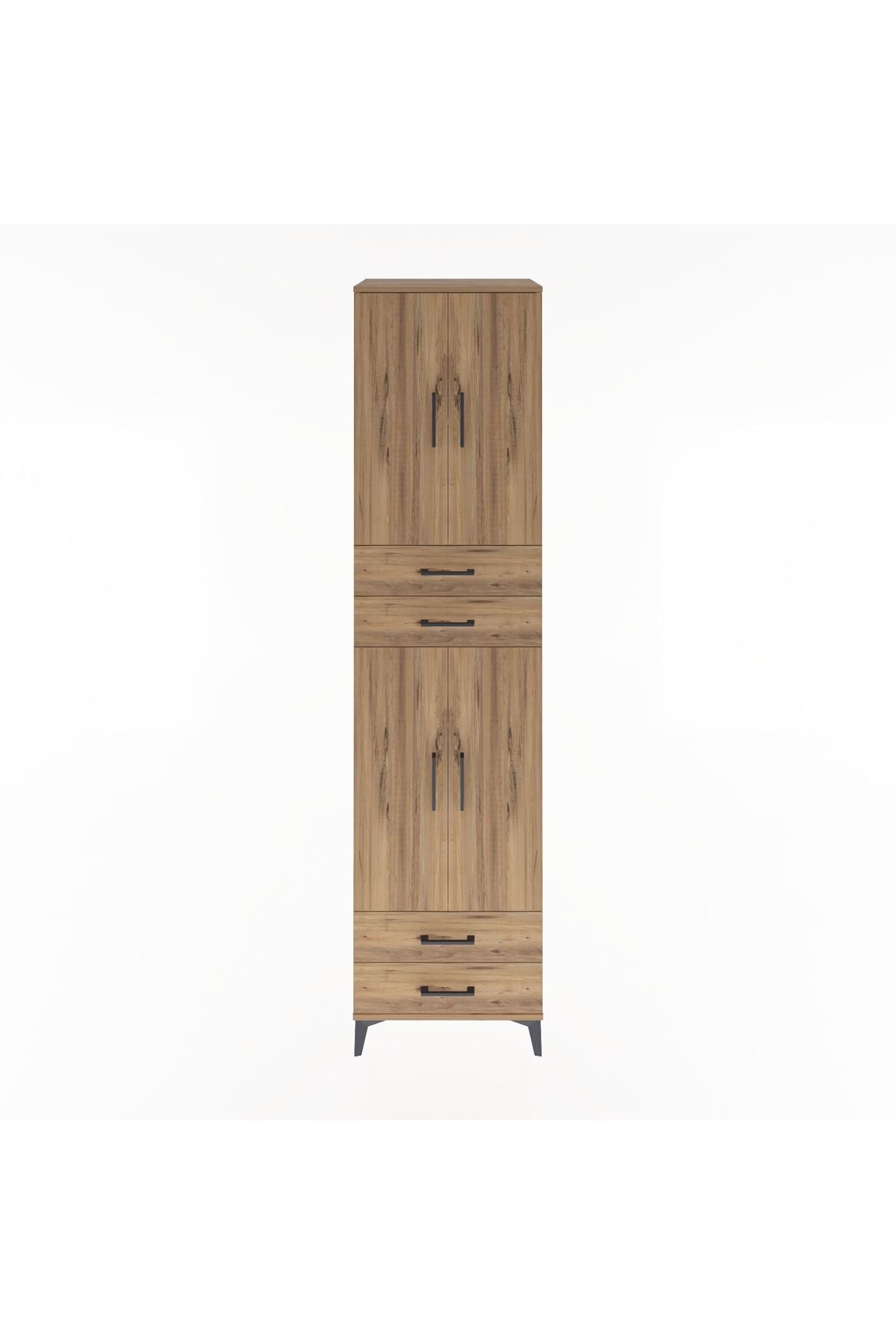 Hyperion Dolap 5 Raflı 4 Çekmeceli 4 Kapaklı 60x44x243 - S65M087V9B