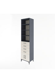 Hyperion Dolap 4 Raflı 4 Çekmeceli 2 Kapaklı 60x44x243 - S65M088V4B