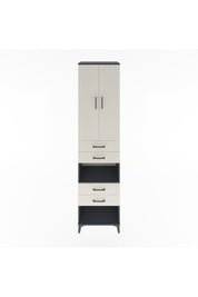 Hyperion Dolap 4 Raflı 4 Çekmeceli 2 Kapaklı 60x44x243 - S65M089V4B