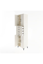 Hyperion Dolap 4 Raflı 4 Çekmeceli 4 Kapaklı 60x44x243 - S65M090V1B