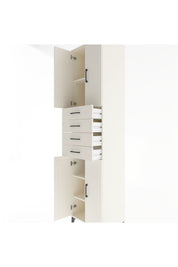 Hyperion Dolap 4 Raflı 4 Çekmeceli 4 Kapaklı 60x44x243 - S65M090V1B