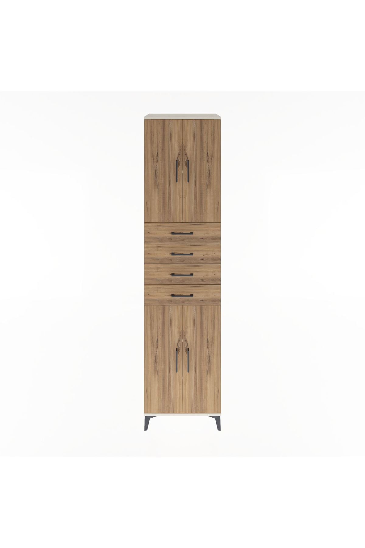 Hyperion Dolap 4 Raflı 4 Çekmeceli 4 Kapaklı 60x44x243 - S65M090V3B
