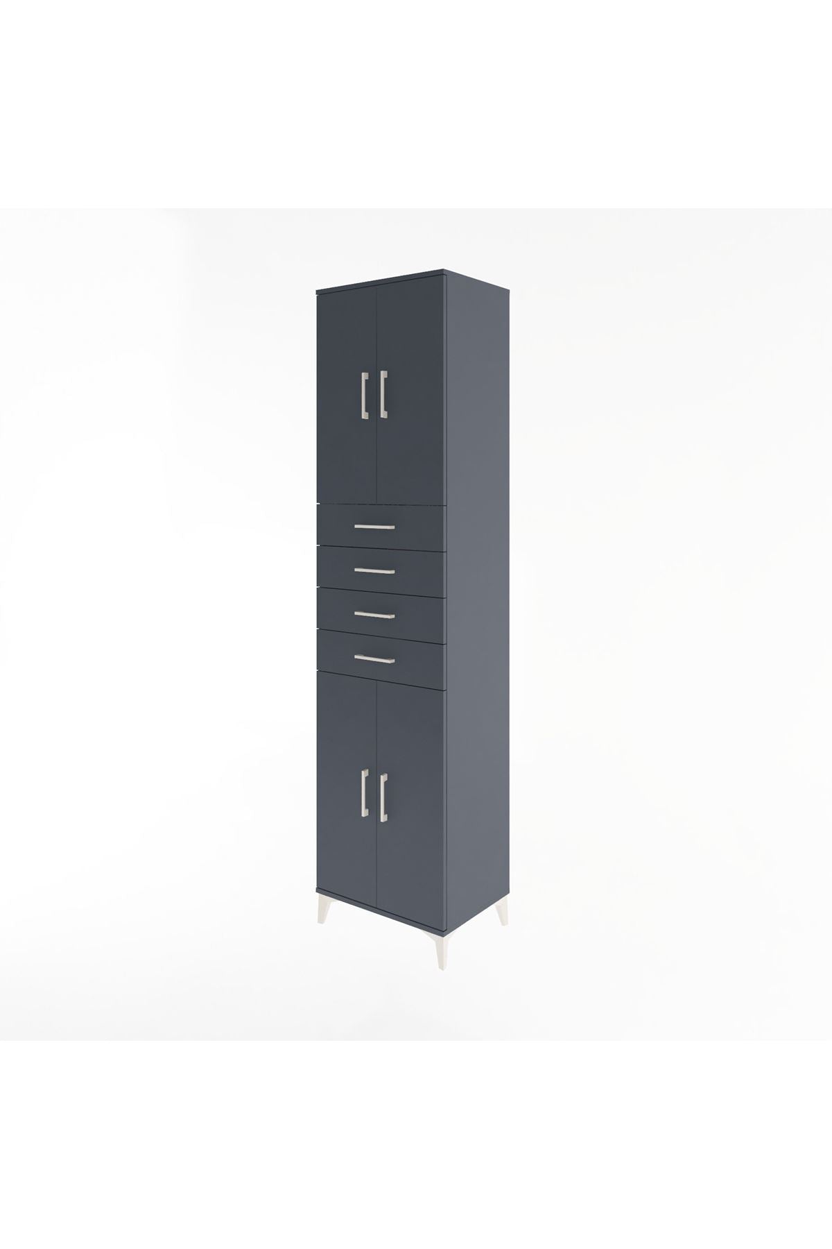 Hyperion Dolap 4 Raflı 4 Çekmeceli 4 Kapaklı 60x44x243 - S65M090V5B