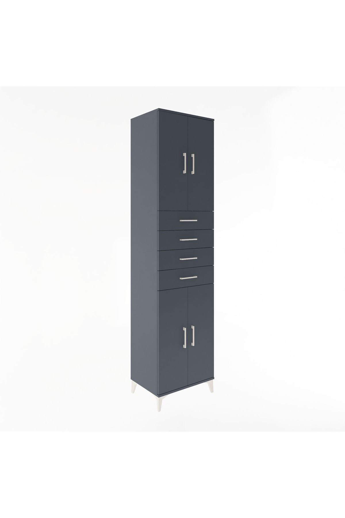 Hyperion Dolap 4 Raflı 4 Çekmeceli 4 Kapaklı 60x44x243 - S65M090V5B