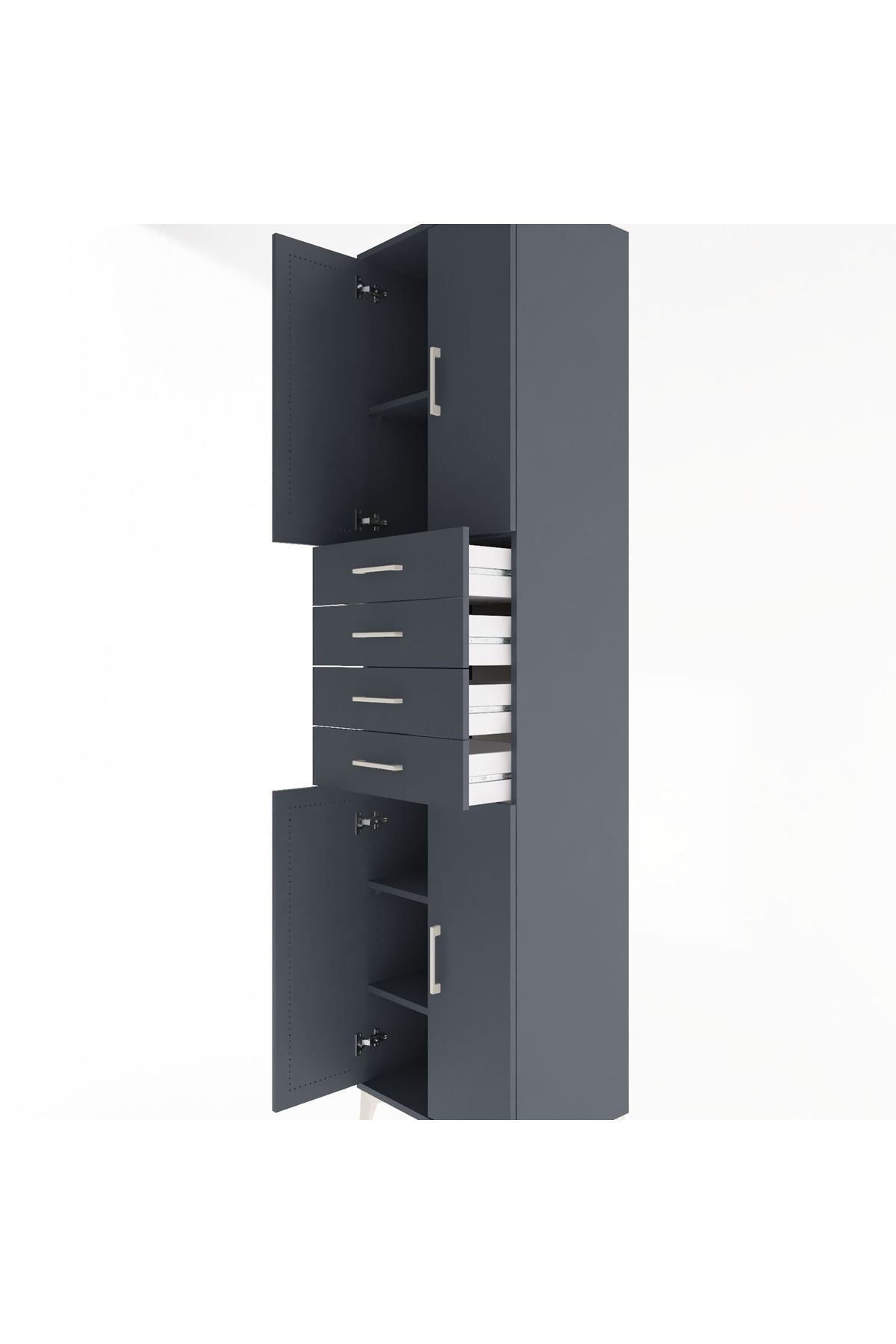 Hyperion Dolap 4 Raflı 4 Çekmeceli 4 Kapaklı 60x44x243 - S65M090V5B