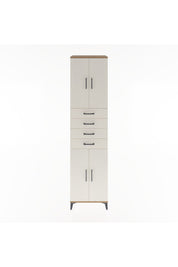 Hyperion Dolap 4 Raflı 4 Çekmeceli 4 Kapaklı 60x44x243 - S65M090V7B