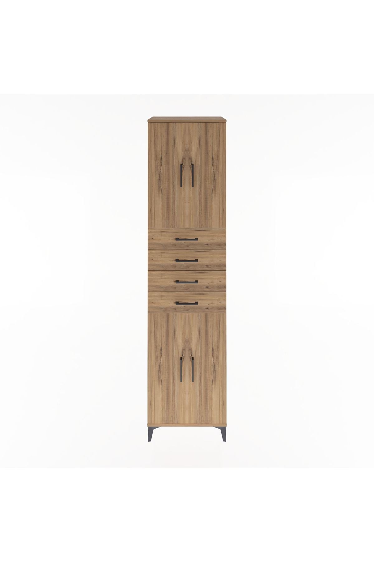 Hyperion Dolap 4 Raflı 4 Çekmeceli 4 Kapaklı 60x44x243 - S65M090V9B