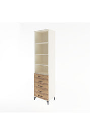 Hyperion Dolap 4 Raflı 5 Çekmeceli 60x44x243 - S65M091V3B