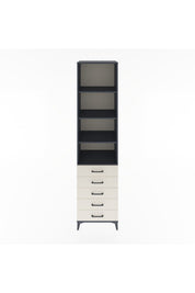 Hyperion Dolap 4 Raflı 5 Çekmeceli 60x44x243 - S65M091V4B