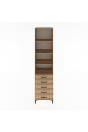 Hyperion Dolap 4 Raflı 5 Çekmeceli 60x44x243 - S65M091V9B